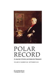 Polar Record Volume 52 - Issue 5 -