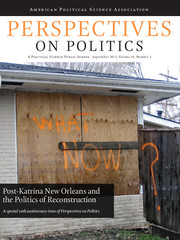 Perspectives on Politics Volume 10 - Issue 3 -