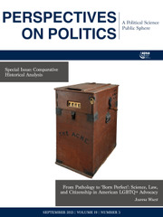 Perspectives on Politics Volume 19 - Issue 3 -