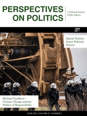 Perspectives on Politics Volume 21 - Issue 2 -  Special Section: Green Political Science