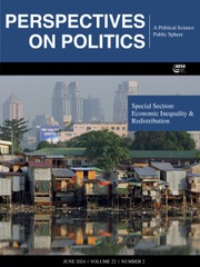 Perspectives on Politics Volume 22 - Issue 2 -  Special Section: Economic Inequality & Redistribution