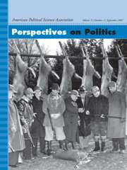 Perspectives on Politics Volume 5 - Issue 3 -