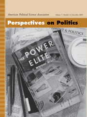 Perspectives on Politics Volume 7 - Issue 4 -