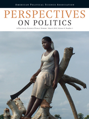 Perspectives on Politics Volume 8 - Issue 1 -