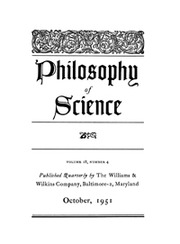 Philosophy of Science Volume 18 - Issue 4 -