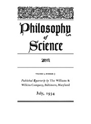 Philosophy of Science Volume 1 - Issue 3 -