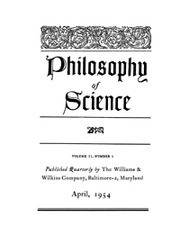 Philosophy of Science Volume 21 - Issue 2 -