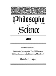 Philosophy of Science Volume 21 - Issue 4 -