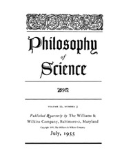 Philosophy of Science Volume 22 - Issue 3 -