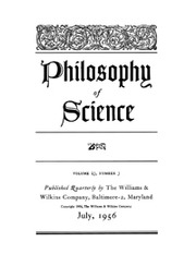 Philosophy of Science Volume 23 - Issue 3 -
