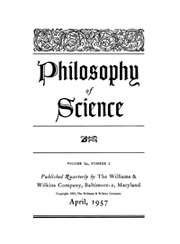 Philosophy of Science Volume 24 - Issue 2 -