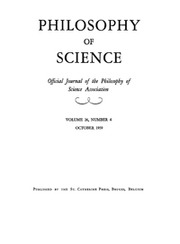 Philosophy of Science Volume 26 - Issue 4 -