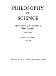 Philosophy of Science Volume 27 - Issue 2 -