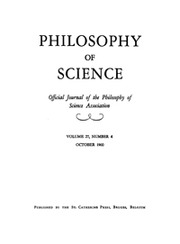 Philosophy of Science Volume 27 - Issue 4 -