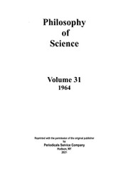 Philosophy of Science Volume 31 - Issue 1 -