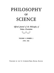 Philosophy of Science Volume 31 - Issue 2 -