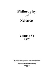 Philosophy of Science Volume 34 - Issue 1 -