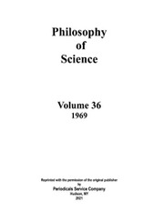 Philosophy of Science Volume 36 - Issue 1 -