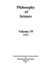 Philosophy of Science Volume 39 - Issue 1 -