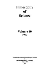 Philosophy of Science Volume 40 - Issue 1 -