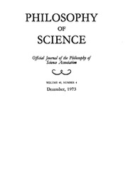 Philosophy of Science Volume 40 - Issue 4 -