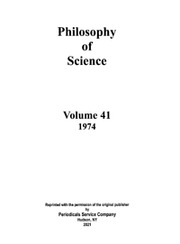Philosophy of Science Volume 41 - Issue 1 -
