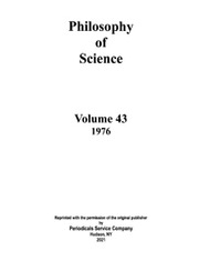 Philosophy of Science Volume 43 - Issue 1 -