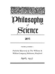 Philosophy of Science Volume 4 - Issue 2 -