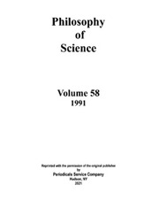 Philosophy of Science Volume 58 - Issue 1 -