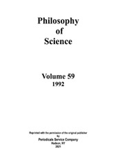 Philosophy of Science Volume 59 - Issue 1 -
