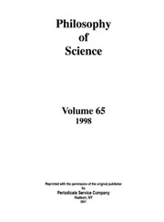 Philosophy of Science Volume 65 - Issue 1 -