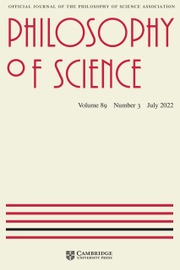 Philosophy of Science Volume 89 - Issue 3 -