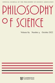 Philosophy of Science Volume 89 - Issue 4 -