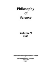 Philosophy of Science Volume 9 - Issue 1 -