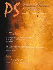 PS: Political Science & Politics Volume 36 - Issue 4 -
