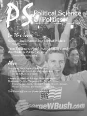 PS: Political Science & Politics Volume 38 - Issue 1 -