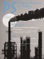 PS: Political Science & Politics Volume 38 - Issue 3 -