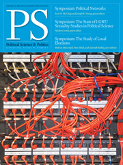 PS: Political Science & Politics Volume 44 - Issue 1 -