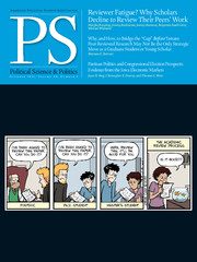 PS: Political Science & Politics Volume 48 - Issue 4 -