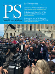 PS: Political Science & Politics Volume 51 - Issue 1 -