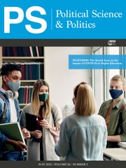 PS: Political Science & Politics Volume 56 - Issue 3 -