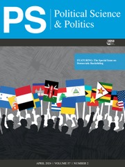 Latest Issue | PS: Political Science & Politics | Cambridge Core