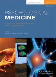 Psychological Medicine Volume 38 - Issue 10 -
