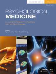 Psychological Medicine Volume 38 - Issue 4 -