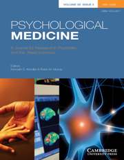 Psychological Medicine Volume 38 - Issue 5 -