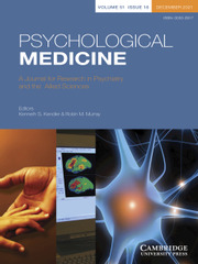 Psychological Medicine Volume 51 - Issue 16 -