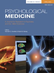 Psychological Medicine Volume 53 - Issue 6 -