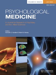 Psychological Medicine Volume 53 - Issue 9 -