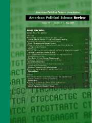 American Political Science Review Volume 99 - Issue 2 -