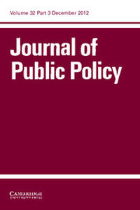Journal of Public Policy Volume 32 - Issue 3 -